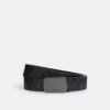 Plaque Buckle Cut-To-Size Reversible Belt, 38 Mm