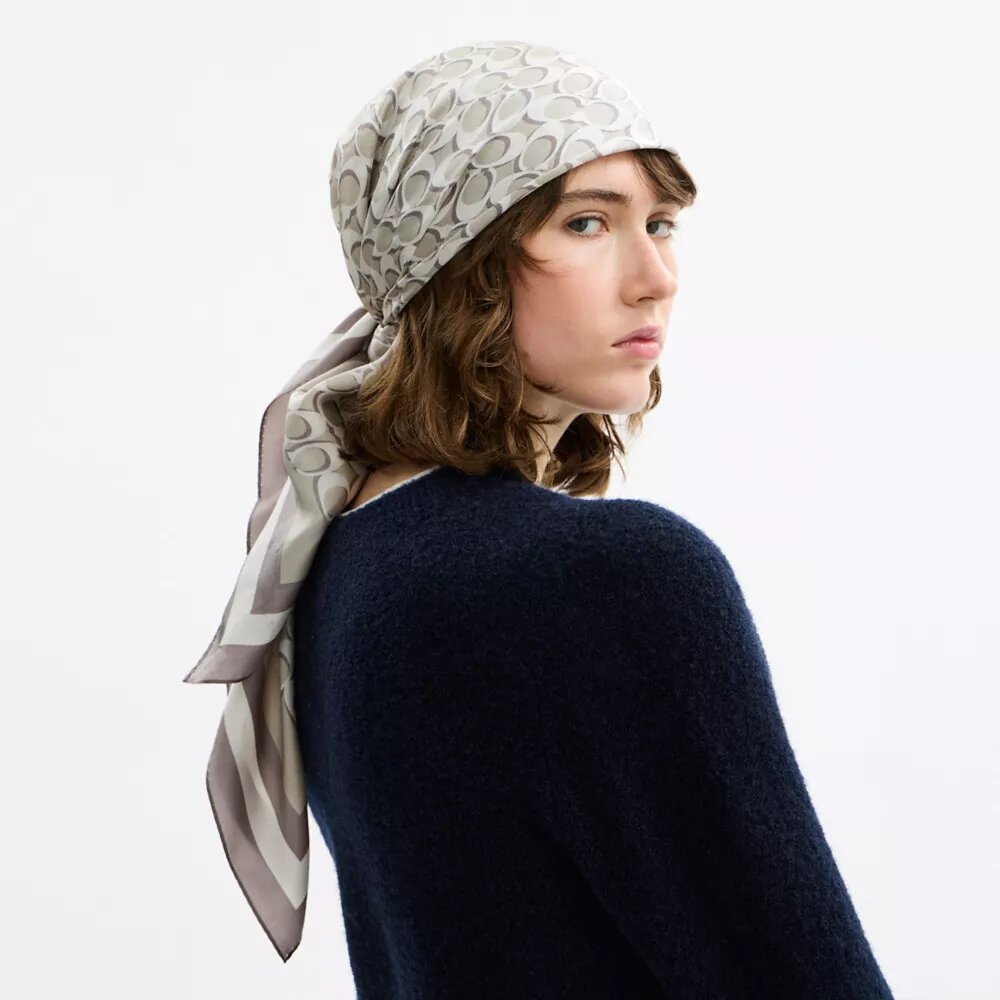 Signature Silk Square Scarf